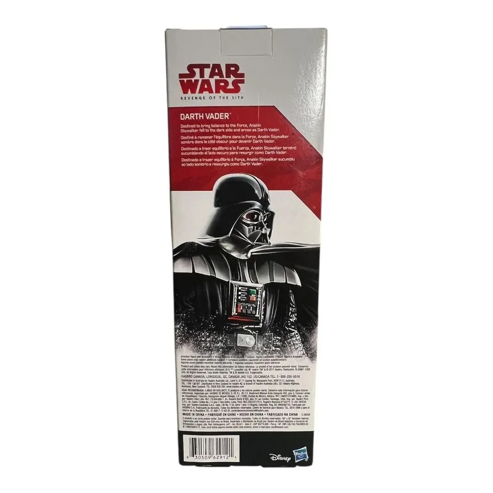 Star Wars Darth Vader Action Figure Hasbro Disney Revenge Of The Sith New Boxed
